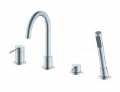 Смеситель на борт ванны врезной OLIVEEKA Y OL-669017-CR Chrome (хром)