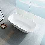 Ванна Vincea 170x72 из искусственного камня Solid Surface VBT-6S02MW, цвет белый матовый