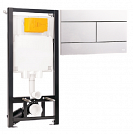 Инсталляция OLI 80 ECO Block mechanic с клавишей SLIM белый глянец, 886914SLO1