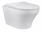 Унитаз подвесной Vincea Edge-M VT1-37 безободковый, ультратонкое soft-close сиденье