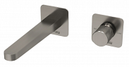 Смеситель для раковины скрытого монтажа WasserKRAFT Tauber A6451.298, Brushed Nickel (никель брашированный)