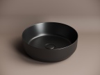 Раковина накладная Ceramica Nova круглая (цвет Чёрный Матовый) Element 390*390*120мм CN6022MB