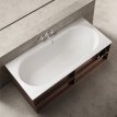 Ванна Vincea 150x75 из искусственного камня Solid Surface VBT-8SB1-1500, встраиваемая, белая матовая