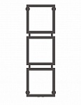 Дизайн-радиатор 100x30 (см) PRIOFORM FORMA TRIO F3-103 чёрный матовый