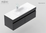 Мебель для ванной Egloo Trend 150см цвет чёрный фантом