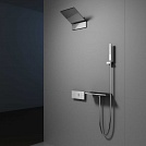 Душевая термостатическая система скрытого монтажа c изливом Vincea Futura VSFW-2F11TCH, цвет хром