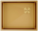 Мойка кухонная 540*440 Paulmark NEXT-SKEW 54 UNI, PM885444-BG Brushed Gold (брашированное золото)