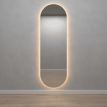 Зеркало безрамное с подсветкой 176 x 56 см GENGLASS NOLVIS NF LED L