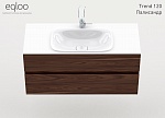 Мебель для ванной Eqloo Trend Duo 45° 120см шпон