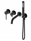 Смеситель для ванны скрытого монтажа Oliveeka Y OL-889017-MB Matte Black (чёрный матовый)