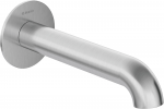 Излив для ванны встраиваемый 205 мм DEANTE SILIA NQS_F81K BRUSH STEEL (сталь брашированная)