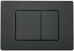 Клавиша смыва Oliveeka нержавеющая сталь, цвет Matte Black (чёрный матовый)
