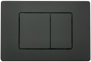Клавиша смыва Oliveeka нержавеющая сталь, цвет Matte Black (чёрный матовый)