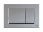 Клавиша OLI METAL DUAL антивандальная механическая для инсталляции цвет матовый хром Art.656006