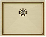 Мойка кухонная 540*440 Paulmark NEXT 54 UNI, PM215444-BG Brushed Gold (брашированное золото)