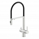 Смеситель для кухни с переключателем для фильтра Oliveeka Y OL-458009-BN Brushed Nickel (никель брашированный)