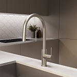 Смеситель для кухни Vincea City VKF-2C1BN, брашированный никель