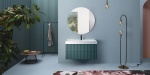 Мебель для ванной BELUX Сиртаки 70 цвет голубой малахит матовый