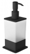 Дозатор жидкого мыла настольный EXCELLENT RIKO (черный матовый)