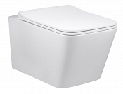 Унитаз подвесной Vincea Q-Line VT1-12 безободковый, ультратонкое soft-close сиденье