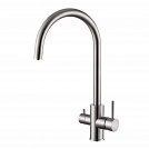 Смеситель для кухни с подключением к фильтру Oliveeka Y OL-458022-BN Brushed Nickel (никель брашированный)