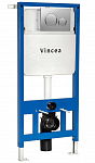 Инсталляция для подвесного унитаза Vincea VIS-601 с клавишей смыва VFP-005CH, цвет хром