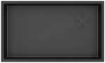 Мойка кухонная 740*440 Paulmark NEXT-SKEW 74 UNI, PM887444-MBN Black matte (черный матовый)