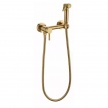 Гигиенический душ со смесителем Grocenberg GB103N-GL Brushed Gold (брашированное золото)