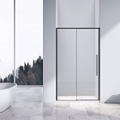 Душевая дверь Vincea Slim-N VDS-4SN130CLB, 1300×1950, черный, стекло прозрачное
