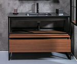 Консоль под раковину Armadi Art Loft 120, 893-120 Black Matte