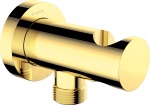 Угловой соединитель душевого шланга с держателем для лейки DEANTE Cascada Gold цвет золото