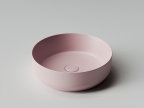 Раковина накладная Ceramica Nova круглая (цвет Розовый Матовый) Element 390*390*120мм CN6022MP