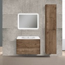 Мебель для ванной Vincea Vico 800 V.Oak ( дуб винтаж) с белой раковиной