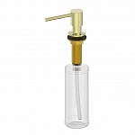 Дозатор для мыла врезной Oliveeka SD02, Brushed Gold (брашированное золото)
