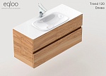 Мебель для ванной Eqloo Trend Duo 45° 120см цвет олива