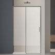 Душевая дверь Vincea Soft 2 1100 мм VDS-3SO2110CLGM, вороненая сталь, стекло прозрачное