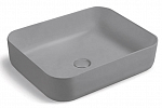 Раковина керамическая Vincea VBS-105MG, накладная, цвет серый матовый