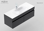 Мебель для ванной Eqloo Trend L 150смцвет чёрный фантом