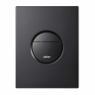 Кнопка смыва ABBER AC0126MB пневматическая, черная матовая