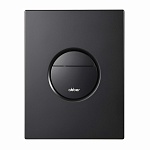 Кнопка смыва ABBER AC0126MB пневматическая, черная матовая