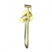 Смеситель скрытого монтажа термостатический с гигиеническим душем Oliveeka Brushed Gold (брашированное золото)