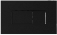 Клавиша смыва OLI KARISMA 641015 пневматическая, Soft-touch, Matte Black (чёрный матовый)