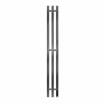 Полотенцесушитель электрический APEXTERMO Sirius SR10112GN 1100x150 с крючками, оружейная сталь