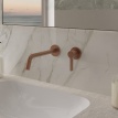 Смеситель для раковины скрытого монтажа Vincea Villa VBFW-1VL1BC брашированная медь