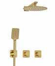 Душевая система скрытого монтажа WasserKRAFT Schunter A8251.306.180.259.285.194.201, Brushed Gold (брашированное золото)