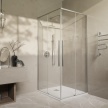 Душевой уголок Vincea Slim-N VSS-4SN900CLBN, 900*900, брашированный никель, стекло прозрачное Душевой уголок Vincea Slim-N VSS-4SN900CLBN, 900*900, брашированный никель, стекло прозрачное