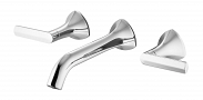 Смеситель для раковины скрытого монтажа настенный ARROW AG4281CP хром