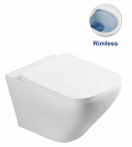 Унитаз подвесной Vincea NEO VT1-22 безободковый, ультратонкое soft-close сиденье