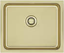 Мойка кухонная 540*440 Paulmark VISTA 54 UNI, PM305444-LG Brushed Gold Light (брашированное золото светлое)