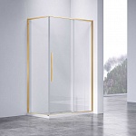 Душевая уголок Vincea Slim-N 1400×900 VSR-4SN9014CLG, Brushed Gold (брашированное золото)
